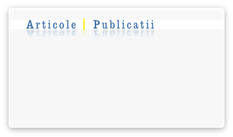Articole | Publicatii
